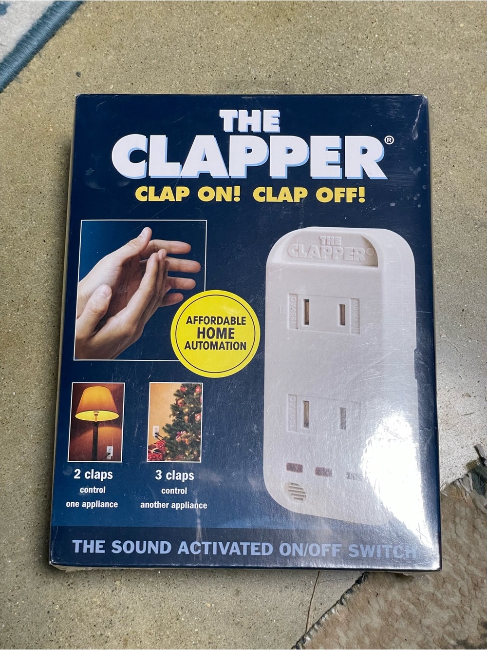 The Clapper Sound-Activated On/Off Switch - White